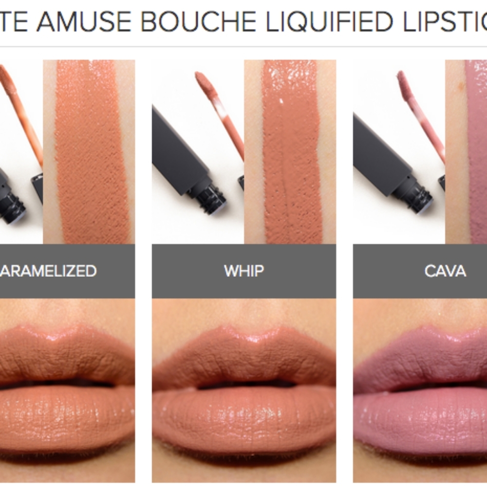 2 bite lipstick amuse bouche nude caramelized whip